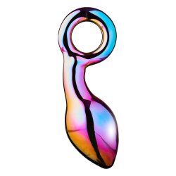 DREAM TOYS Chunky Ring Plug aus Borosilikat-Glas Multicolor
