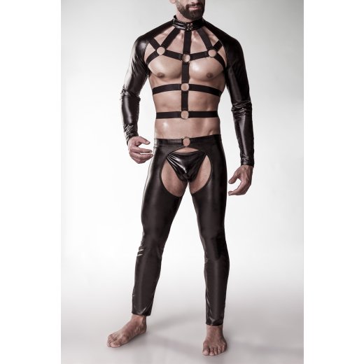 GREY VELVET MEN Bolero Set 3-teilig Schwarz