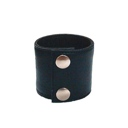 MR.B Leder Armband mit Geldb&ouml;rse ohne Reissverschluss 6,0 cm breit Schwarz