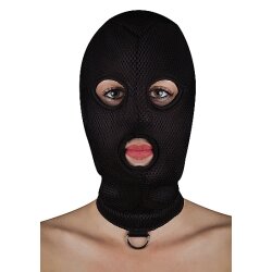 OUCH Extreme Mesh Balaclave Maske mit D-Ring mit Augen-...