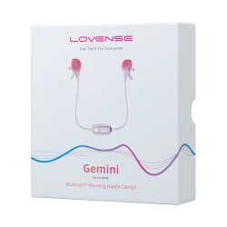 LOVENSE Gemini App steuerbare Brustwarzenklammern mit Vibrationen