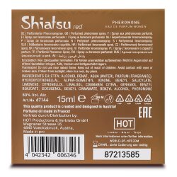 SHIATSU WOMEN PHEROMONE Red Eau de Parfum 15 ml