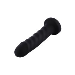 HISMITH KlickLok Dildo aus Silikon &Oslash; 4,2 cm Schwarz