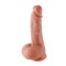 HISMITH KlickLok Dildo aus Silikon Ø 5,3 cm Beige