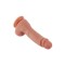 HISMITH KlickLok Dildo aus Silikon &Oslash; 5,3 cm Beige