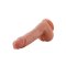 HISMITH KlickLok Dildo aus Silikon Ø 5,3 cm Beige