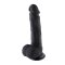 HISMITH KlickLok Dildo aus Silikon Ø 4,5 cm Schwarz