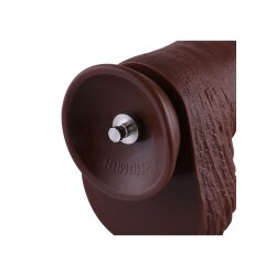 HISMITH KlickLok Dildo aus PVC &Oslash;  6,0 cm Braun