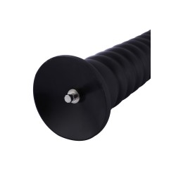 HISMITH KlickLok Dildo aus Silikon Ø 6,3 cm Schwarz