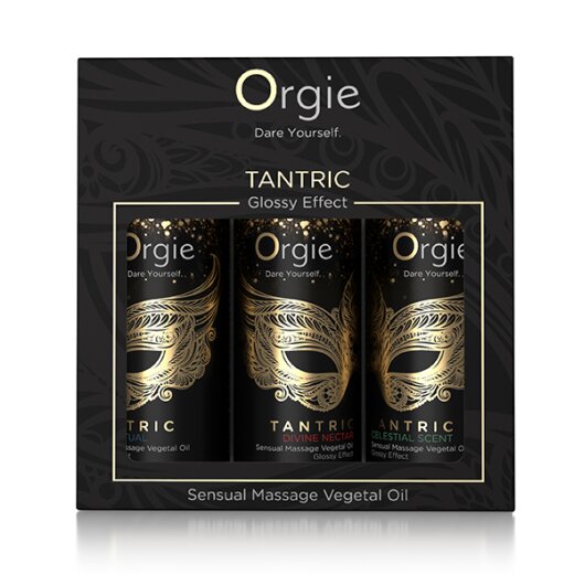 ORGIE Sexy Therapy Tantric Massage&ouml;l  Mini 3 x 30 ml Set Silky Effect