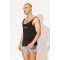 J.J.MALIBU Mind in Malibu Wide-Cut Tank Top Schwarz