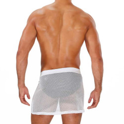 TOF Circutt Mesh Skirt Weiss