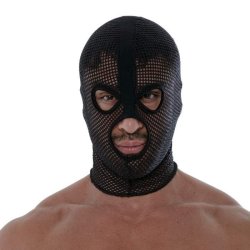 TOF Circuit Mesh Hood Schwarz One Size