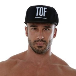 TOF Circuit Cap Schwarz / Weiss OS