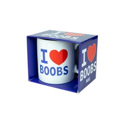 SPENCER &amp; FLEETWOOD Tasse &quot;I Love Boobs&quot;
