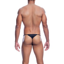 MOB EROTICWEAR Microfaser V-String Schwarz S/M