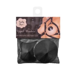 KINKY DIVA Nipple Couture Cover PU Leder Schwarz