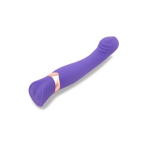 NU SENSUELLE Geminii XLR 8 Vibrator aus Silikon Violett