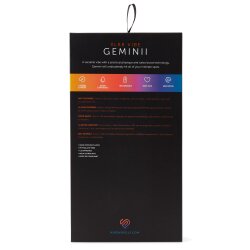 NU SENSUELLE Geminii XLR 8 Vibrator aus Silikon Violett