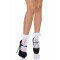 LEG AVENUE Socken mit floralem Spitzen-Muster One Size Weiss