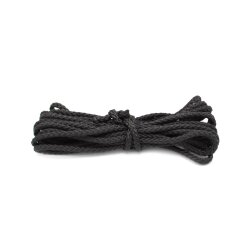KIOTOS Deluxe Bondage Seil aus Polyester 5 Meter Schwarz