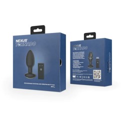 NEXUS Tornado Anal-Plug S mit Vibration & Rotation Schwarz