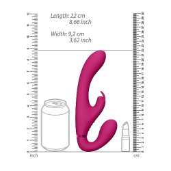 VIVE Suki Strapless Strap-On Rabbit-Vibrator Pink