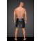 NOIR HANDMADE Gladiator Rock aus Ecoleder mit PVC Zierfalten Schwarz