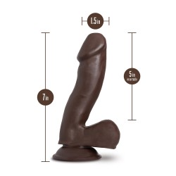 BLUSH AU NATUREL Troy Dildo aus Premium TPE Chocolate