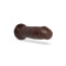 BLUSH AU NATUREL Jackson Dildo aus Sensa Feel &amp; mit Saugfuss 24,1 cm &Oslash; 5,0 cm Chocolate