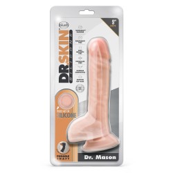 BLUSH Dr. Skin 9" Dildo Dr.Mason mit Saugnapf Ø  5,0 Vanilla