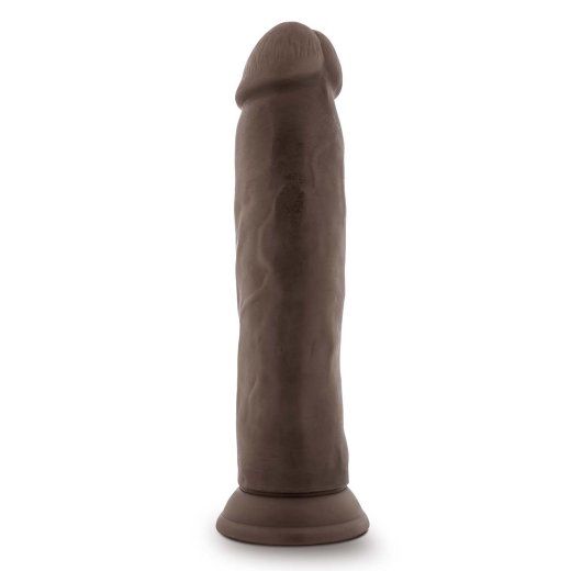 BLUSH Dr. Skin 9" Dildo mit Saugnapf Ø 5 cm Chocolate