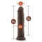 BLUSH Dr. Skin 9" Dildo mit Saugnapf Ø 5 cm Chocolate