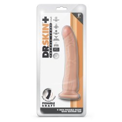 BLUSH Dr. Skin 9&quot; Dildo mit Saugnapf &Oslash;  3,8 cm Vanilla