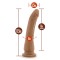 BLUSH Dr. Skin 8&quot; Dildo Dr. Noah mit Saugnapf &Oslash; 3,8 cm Mocha