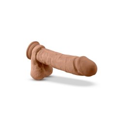 BLUSH Dr. Skin 9" Dr. Julian Dildo mit Saugnapf Ø 5,0 Mocha