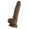 FEMMEFUNN Dildo Turbo Baller mit Vibration &amp; Rotation Braun