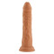 FEMMEFUNN Dildo Turbo Shaft mit Vibration &amp; Rotation Beige