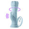 FEMMEFUNN Dildo Turbo Rabbit mit Vibration &amp; Rotation Blau