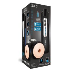 ZOLO Long Stroke Masturbator mit Vibration und Thrustingfunktion