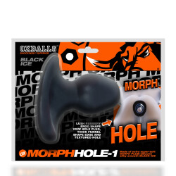 OXBALLS Morph Hole 1 Analtunnel aus TPR 6 Silikon Schwarz