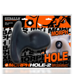 OXBALLS Morph Hole 2 Analtunnel aus TPR &amp; Silikon Schwarz
