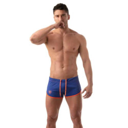 TOF Retro Mesh Short Blau/Orange