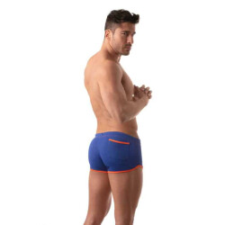 TOF Retro Mesh Short Blau/Orange