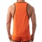 TOF Retro Mesh Tank Orange/Schwarz