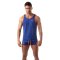 TOF Retro Mesh Tank Blau/Orange