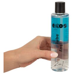 EROS 2 in 1 Lube &amp; Toy Gleitgel mit Panthenol auf Wasserbasis 100 ml