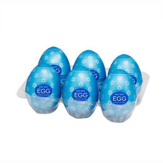 TENGA Egg Masturbator Snow Crystal 6 Stück