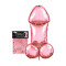 LITTLE GENIE Glitterati Penis Ballon Rose Gold 92 cm