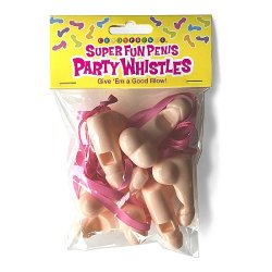 LITTLE GENIE Glitterati Penis Pfeifen 8 Stk.